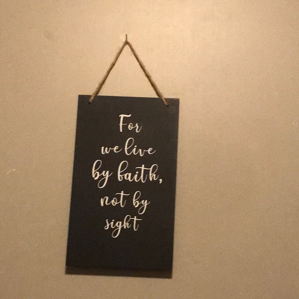 Inspirational wall hanging